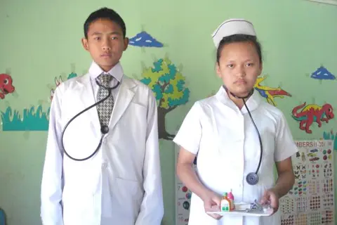 DOCTOR AND HIS NURSE