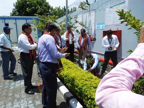 PLANTING TREE IN CONNECTION  OF THE EVENT