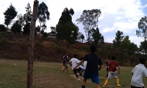  FOOTBALL MATCH ON PROGRESS