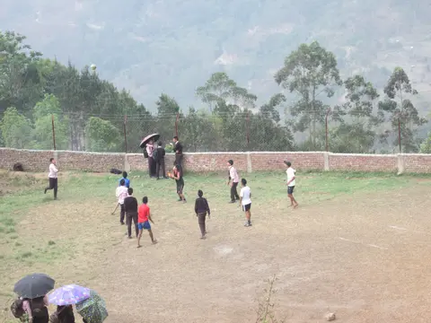 VOLLEY BALL IN PROGRESS