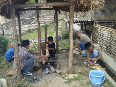 GETTING READY FOR COOKING