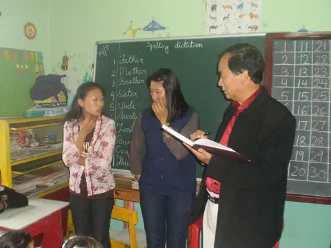 MR DEO INSPECTION IN THE SCHOOL