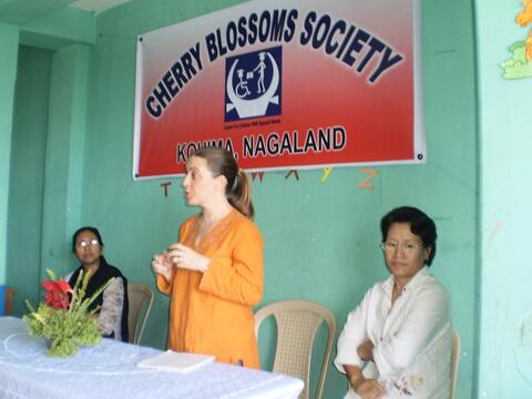 SOPHIE FROM ICRC GENEVA  VISIT THE SCHOOL