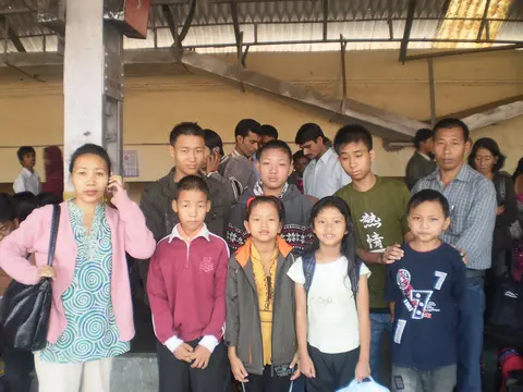 DEPARTURE A DIMAPUR RAILWAY STATION