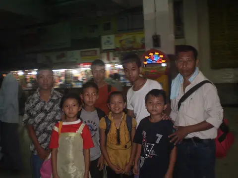 ARRIVAL AT HORWAH STATION 