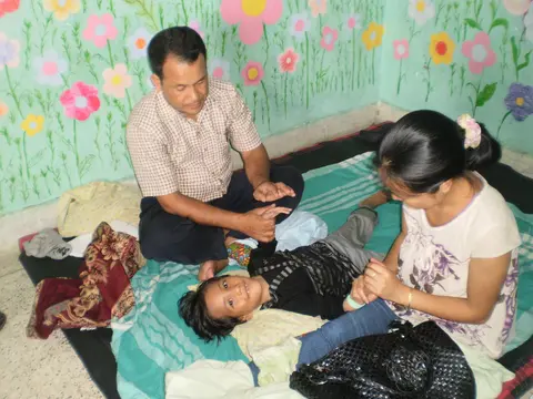 THERAPY GIVEN TO CP CHILDREN