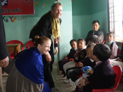  MONICA ZAWARELLI & SOPHIE BARBEY INTERACTION WITH THE CHILDREN